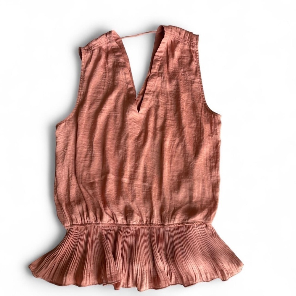 Elegant pink Sleeveless Top